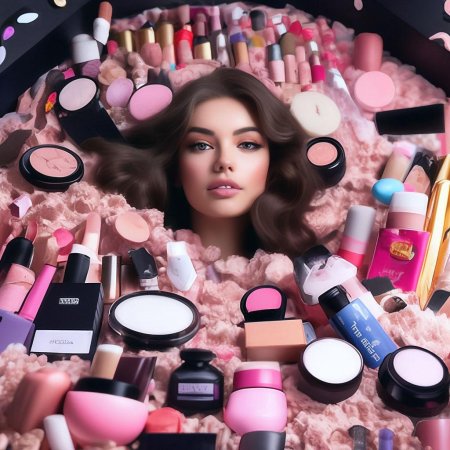 Куча косметики