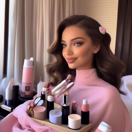 Яркие макияж