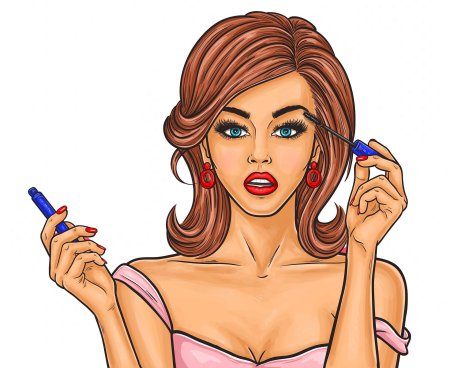 Девушки в стиле поп-арт