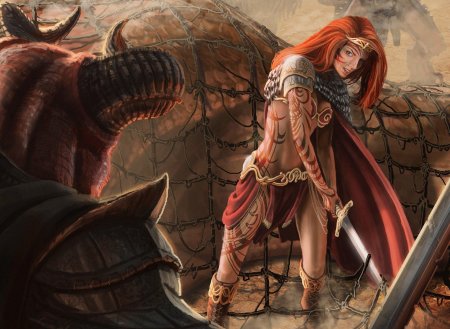 Девушка воин