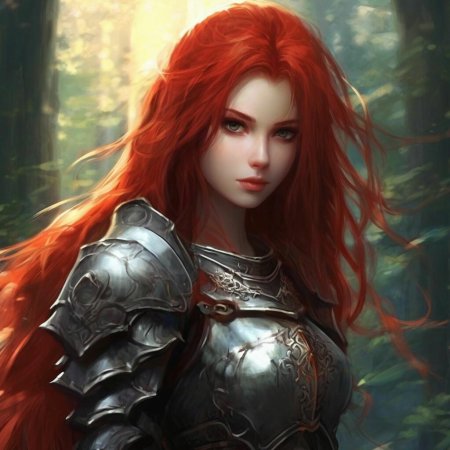 Девушка в доспехах