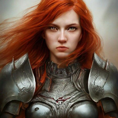 Девушка рыжая