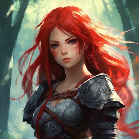 Девушка с рыжими волосами