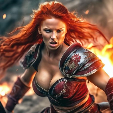 Рыжая воительница