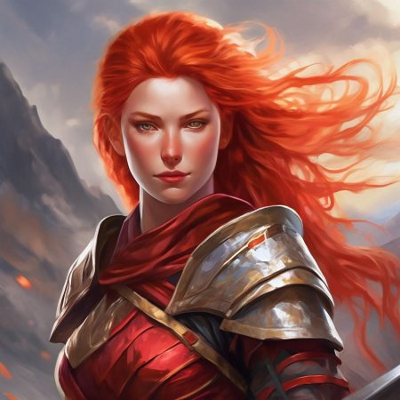 Рыжая воительница