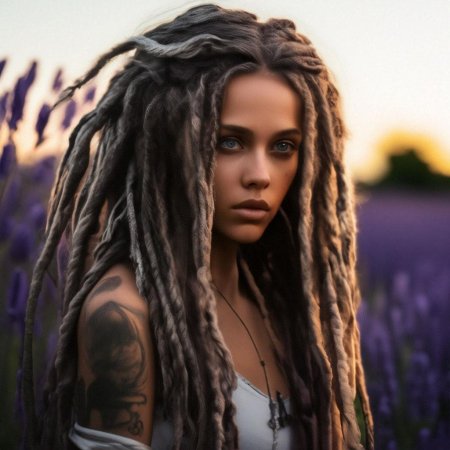 Дреды разноцветные