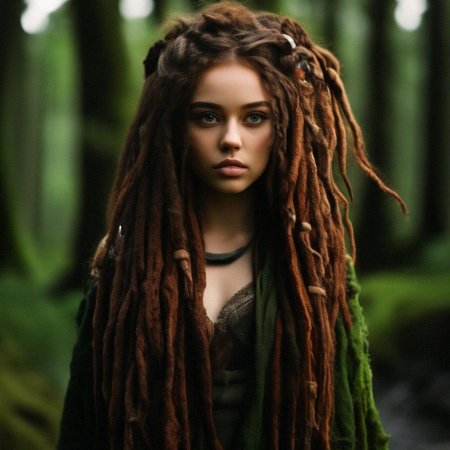 Дреды разноцветные