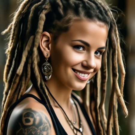 Дреды у девушек