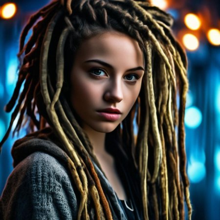 Длинные дреды