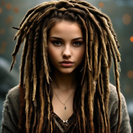 Прически с дредами женские