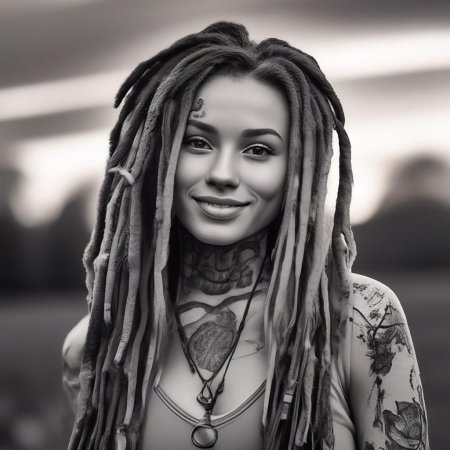 Женские дреды