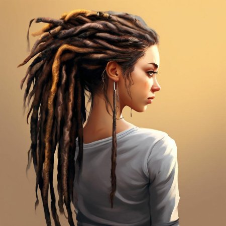 Дреды белые