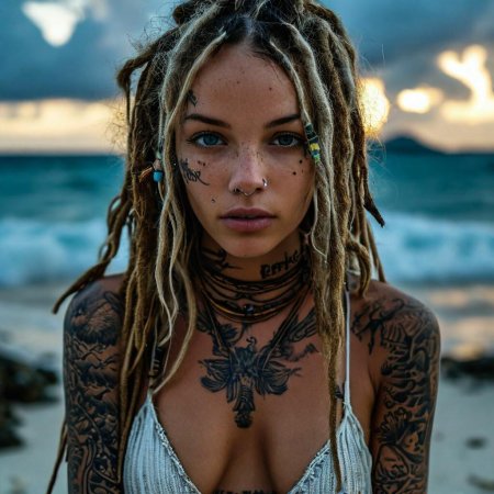 Прическа дреды