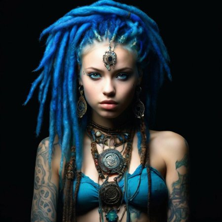 Синие дреды