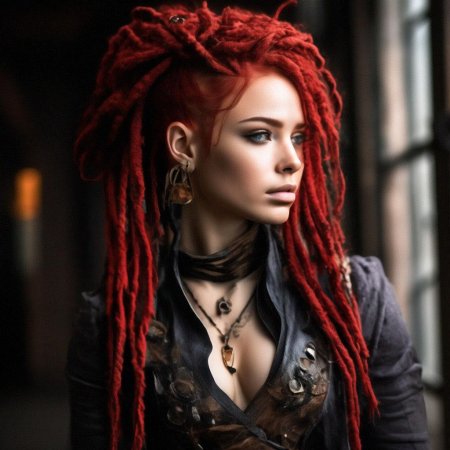 Рыжие дреды