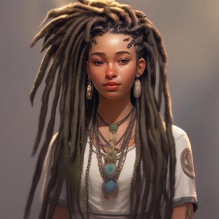 Длинные дреды