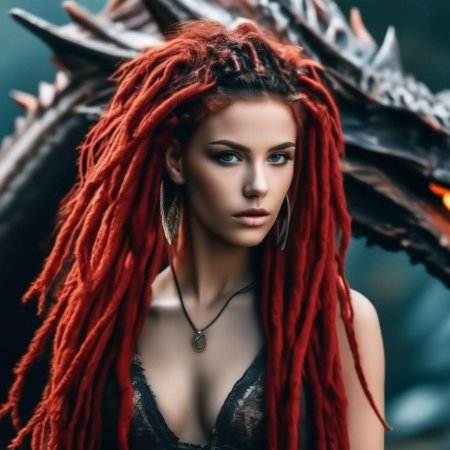 Дракон девушка