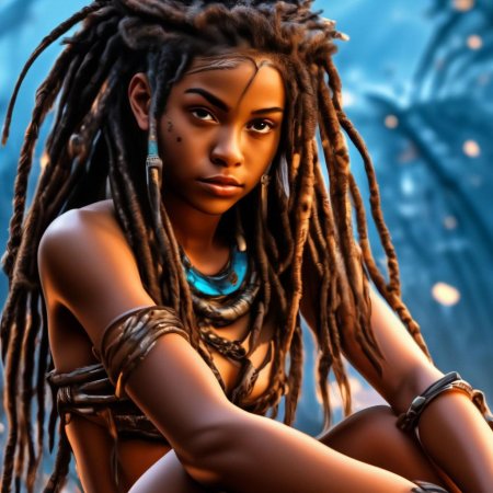 Первобытная девушка