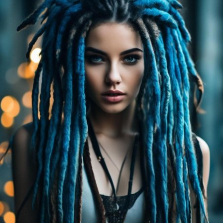 Цветные дреды