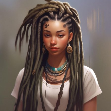 Белые дреды