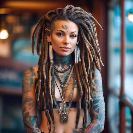 Женские дреды