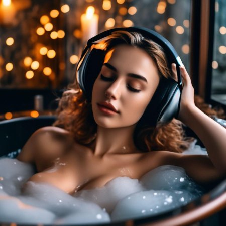 Девушка в ванной