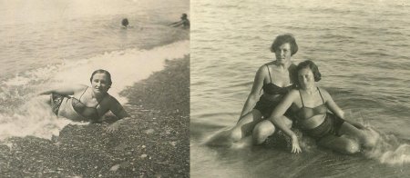 Советские женщины в купальниках