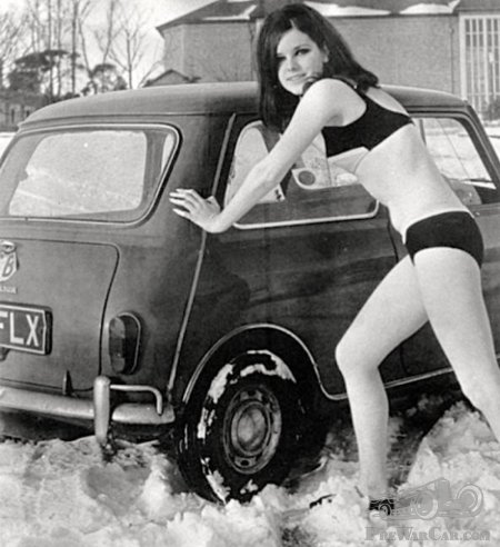 Винтажные авто с голыми бабами