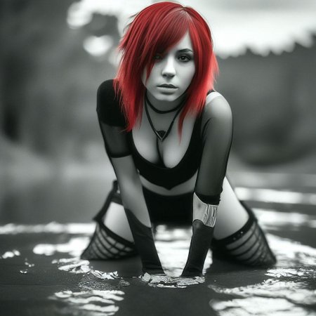 Девочка эмо