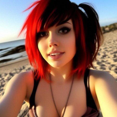 Девушка эмо