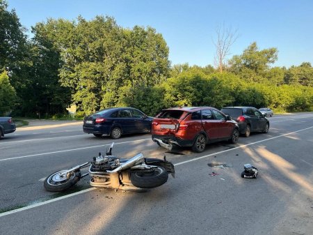 Авария мотоцикл