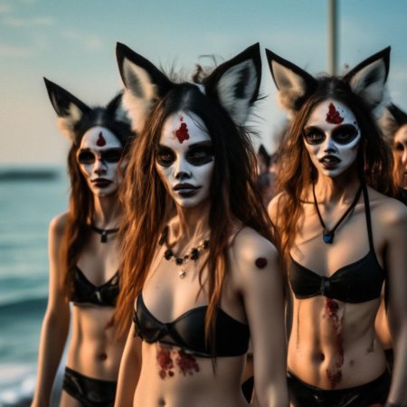 Зомби девушка