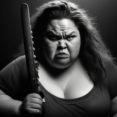 Женщина толстая