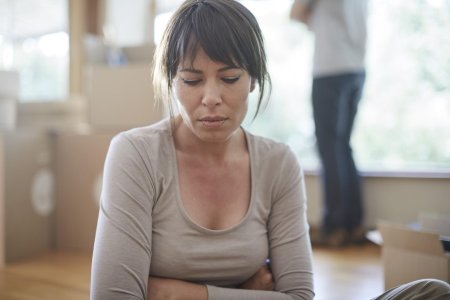 Грустная женщина