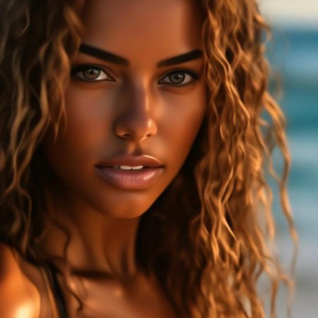 Смуглая девушка