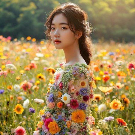 Красивая азиатская девушка