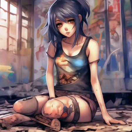 В стиле аниме