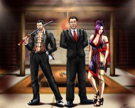 Босс мафии якудза арт