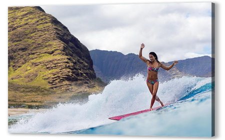 Сёрфинг девушки