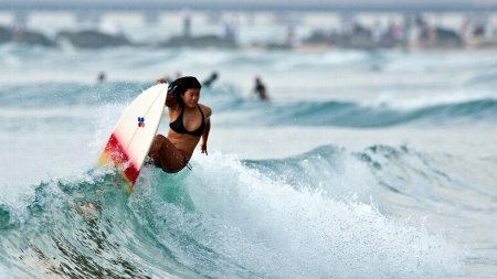 Серфинг девушки