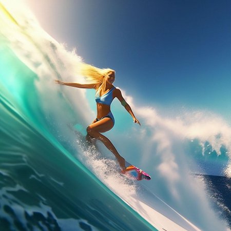 Серфер на волне