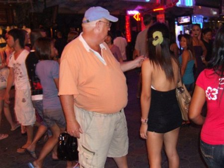 Pattaya walking street nightlife