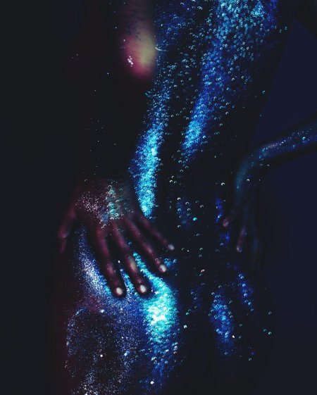 Фотосессия в блестках