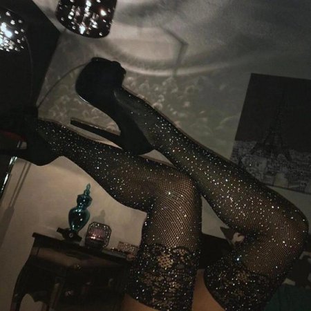 Колготки с блестками