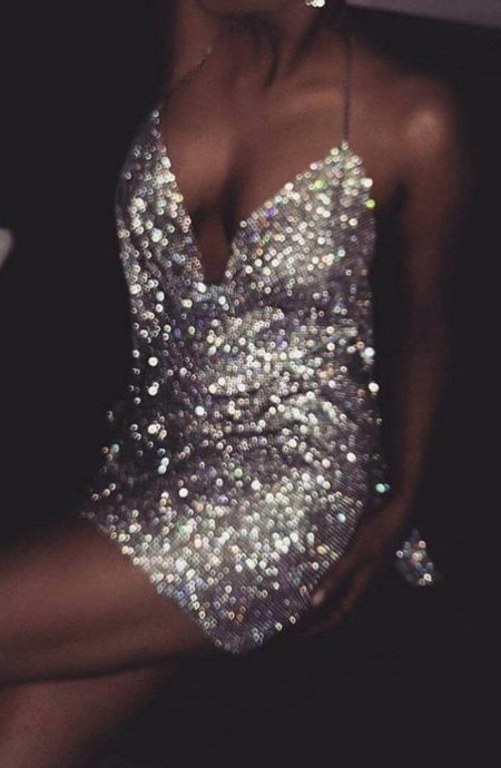 Платье блестящее