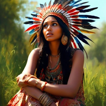 Индейские девушки