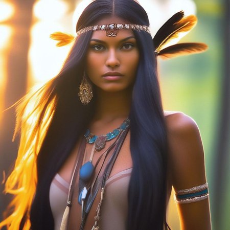 Индеец женщина