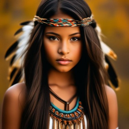 Скво индейская женщина