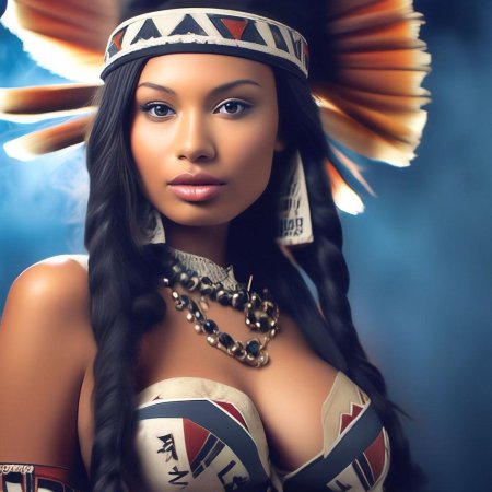 Индейская девушка