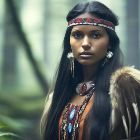 Индеец девушка